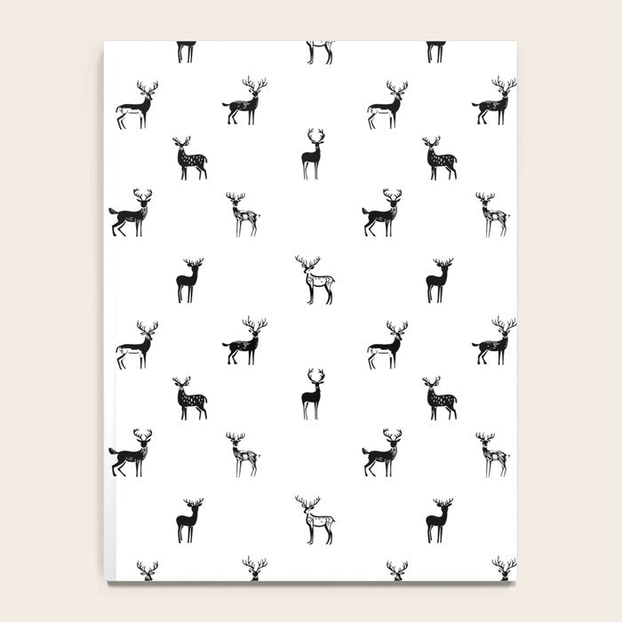 Reindeer animal art pattern Notebook Gallery Image 4