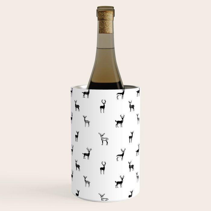 Reindeer animal art pattern Wine Chiller Gallery Image 3