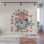 Rootin Tootin Shootin | Possum Cowboy Advice | Space Cowgirl Country Style | Possum  Wall Mural Gallery Image 1