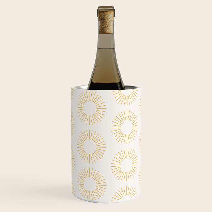 Minimalist Sunray Pattern XXI Wine Chiller Gallery Image 2