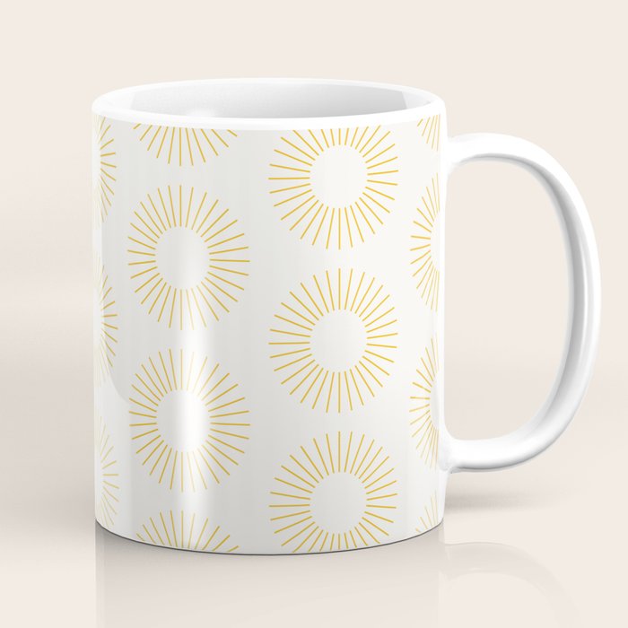 Minimalist Sunray Pattern XXI Coffee Mug Gallery Image 1