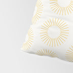 Minimalist Sunray Pattern XXI Pillow Sham Gallery Image 4