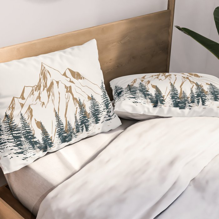 mountain 4 Pillow Sham Gallery Image 2