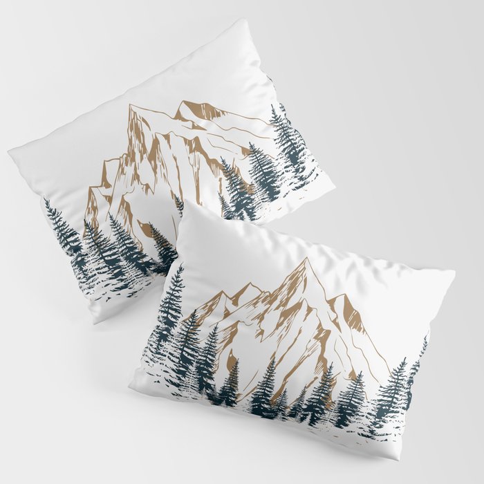 mountain 4 Pillow Sham Gallery Image 1
