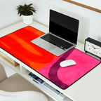 relations - shapes minimal painting abstract Desk Mat Gallery Image 2