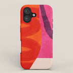 relations - shapes minimal painting abstract iPhone Case Gallery Image 1