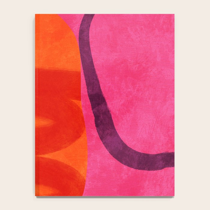 relations - shapes minimal painting abstract Notebook Gallery Image 4