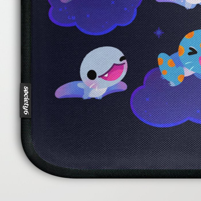 Anurognathus in the night sky Laptop Sleeve Gallery Image 3