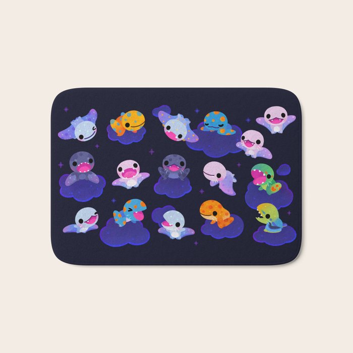 Anurognathus in the night sky Bath Mat Gallery Image 1