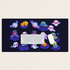 Anurognathus in the night sky Desk Mat Gallery Image 1