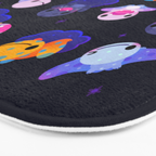 Anurognathus in the night sky Bath Mat Gallery Image 3