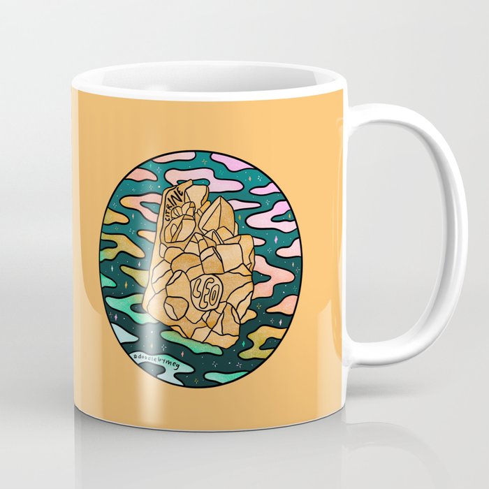 Leo Crystal Coffee Mug Gallery Image 1