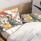 Floral and Birds XXXV Pillow Sham Gallery Image 2