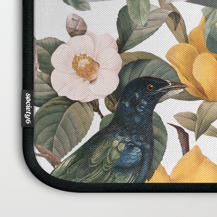 Floral and Birds XXXV Laptop Sleeve Gallery Image 3