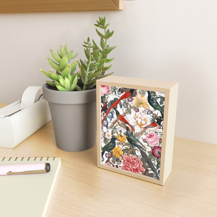 Floral and Birds XXXV Mini Art Print Gallery Image 2