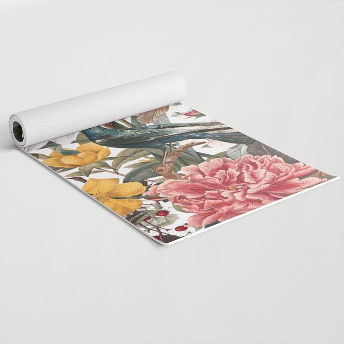 Floral and Birds XXXV Yoga Mat Gallery Image 2