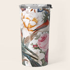 Floral and Birds XXXV Travel Mug Gallery Image 2