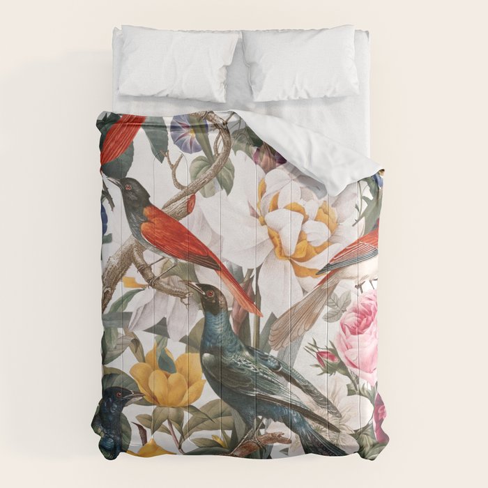 Floral and Birds XXXV Comforter Gallery Image 6