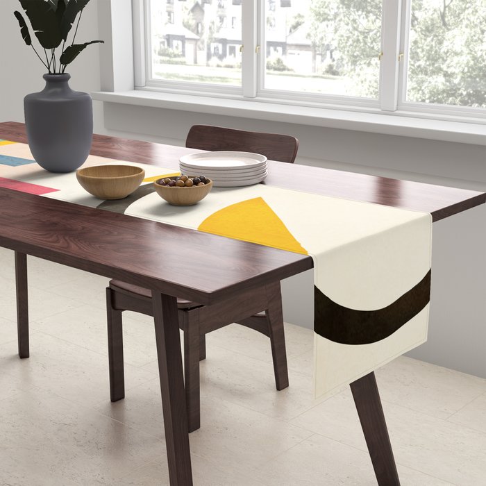 Abstract Geometry 32 Table Runner Gallery Image 2