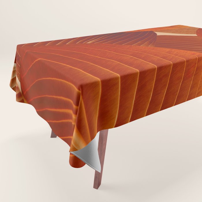Leaves in Terracotta Color #decor #society6 #buyart Tablecloth Gallery Image 1