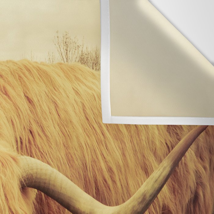 Scottish Highland Steer - regular version Wall Tapestry Gallery Image 3