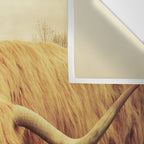 Scottish Highland Steer - regular version Wall Tapestry Gallery Image 3