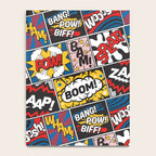 Modern Comic Book Superhero Pattern Color Colour Cartoon Lichtenstein Pop Art Notebook Gallery Image 4