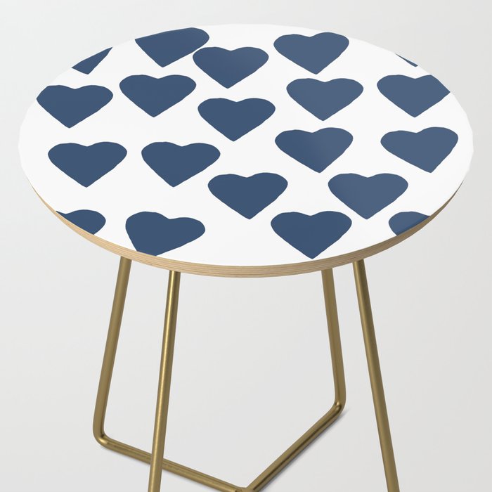 Hearts Navy Side Table Gallery Image 2