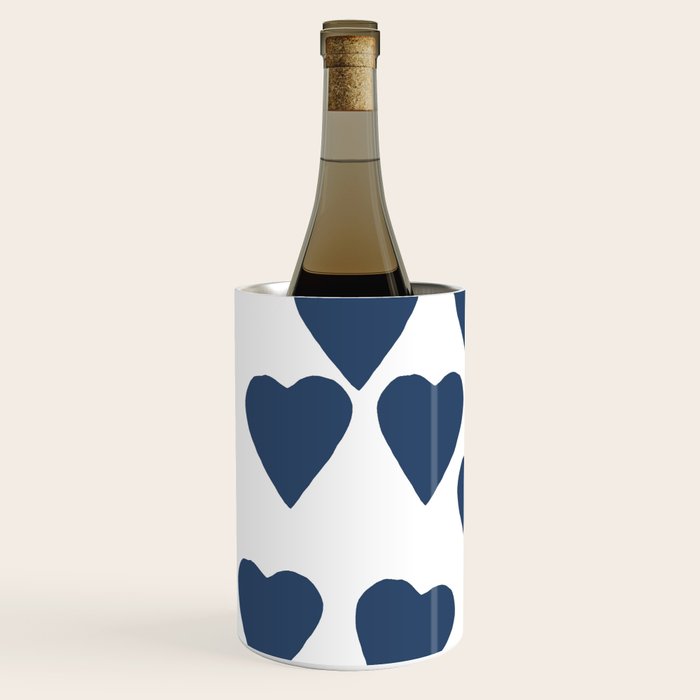 Hearts Navy Wine Chiller Gallery Image 2