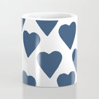 Hearts Navy Coffee Mug Gallery Image 4