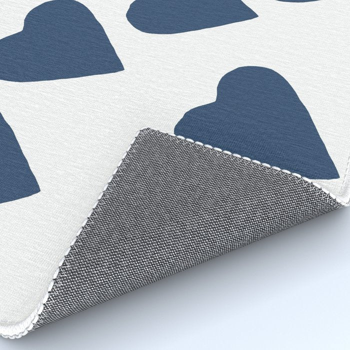 Hearts Navy Rug Gallery Image 4