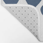 Hearts Navy Bath Mat Gallery Image 2