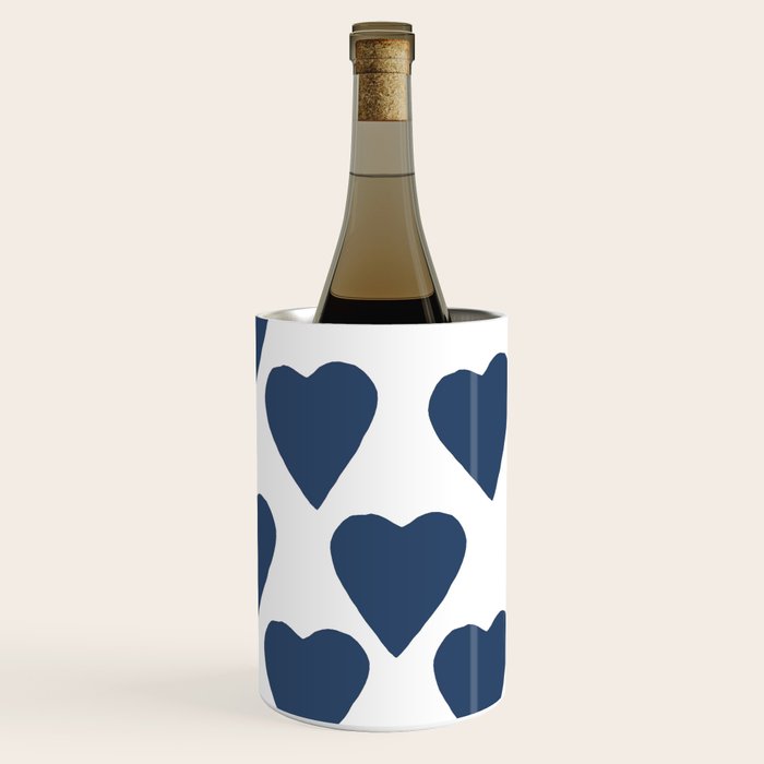 Hearts Navy Wine Chiller Gallery Image 3
