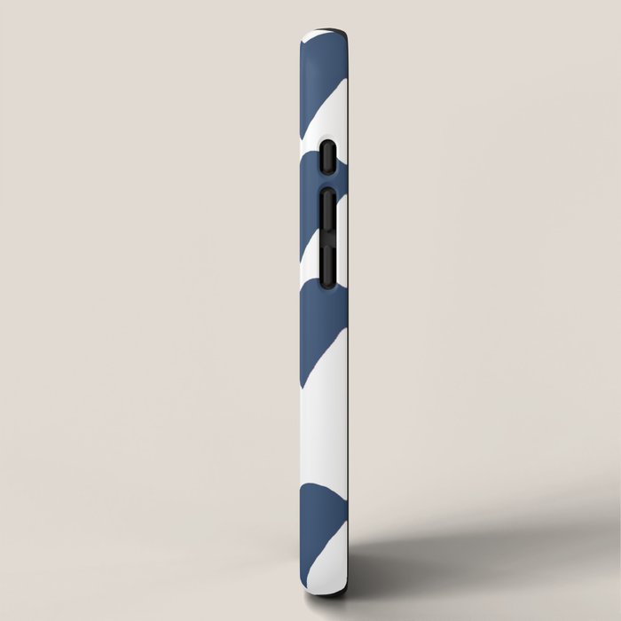 Hearts Navy iPhone Case Gallery Image 2