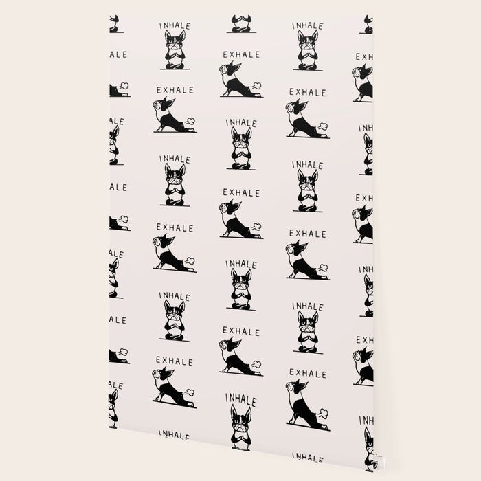 Inhale Exhale Boston Terrier Wallpaper Gallery Image 2