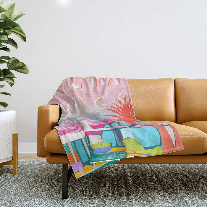 PALM SPRINGS Throw Blanket Gallery Image 1