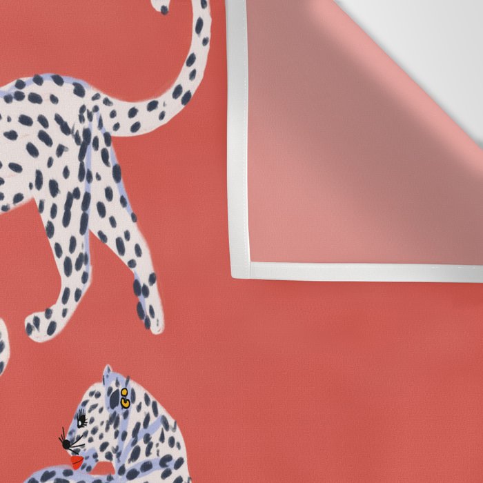 Fashionable white leopards  Wall Tapestry Gallery Image 3