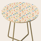 Abstract organic nature shape art pattern Side Table Gallery Image 2