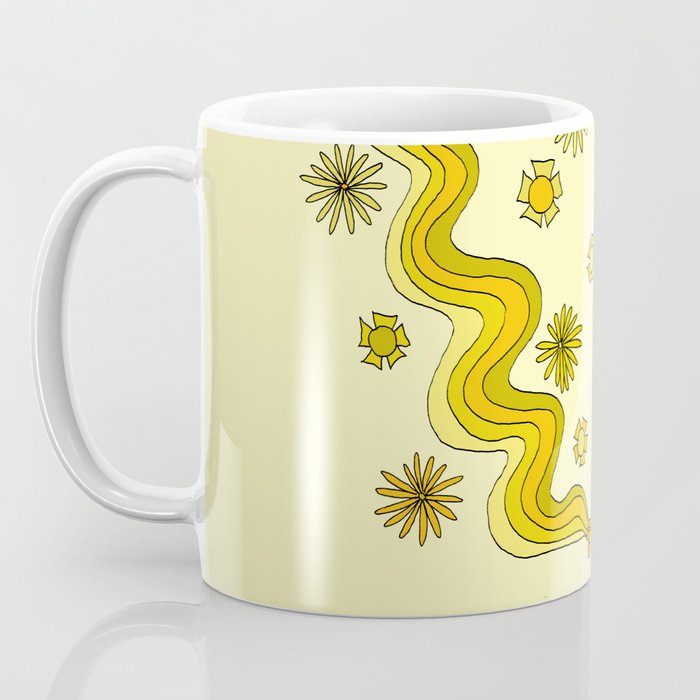 groovy skate hang 10 // tony alva style // surfy birdy art Coffee Mug Gallery Image 3