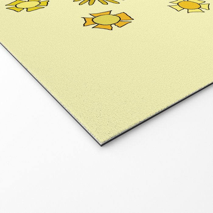 groovy skate hang 10 // tony alva style // surfy birdy art Welcome Mat Gallery Image 2