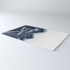 Japanese Wall Art Wave Poster Ocean Wall Art Minimalist Print Blue Japandi Art Wabi Sabi Painting Rug Gallery Image 3