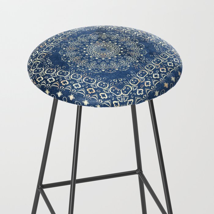 Old Bookshop Magic Mandala in Blue Stool Gallery Image 2