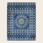 Old Bookshop Magic Mandala in Blue Poster Gallery Image 4