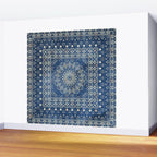Old Bookshop Magic Mandala in Blue Wall Mural Gallery Image 2