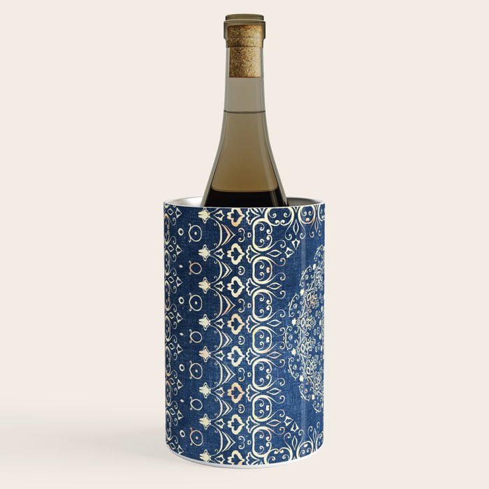 Old Bookshop Magic Mandala in Blue Wine Chiller Gallery Image 2