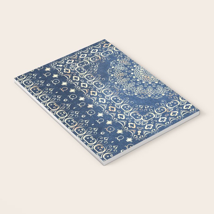 Old Bookshop Magic Mandala in Blue Notebook Gallery Image 3
