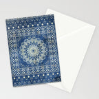 Old Bookshop Magic Mandala in Blue Stationery Card Gallery Image 2