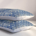 Old Bookshop Magic Mandala in Blue Pillow Sham Gallery Image 3