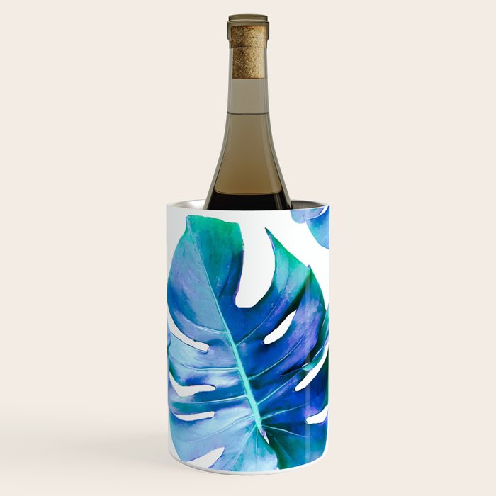 Monstera exotica - azure Wine Chiller Gallery Image 1