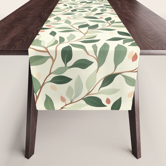 Romantic Botanica Autumn Bloom Table Runner Gallery Image 1